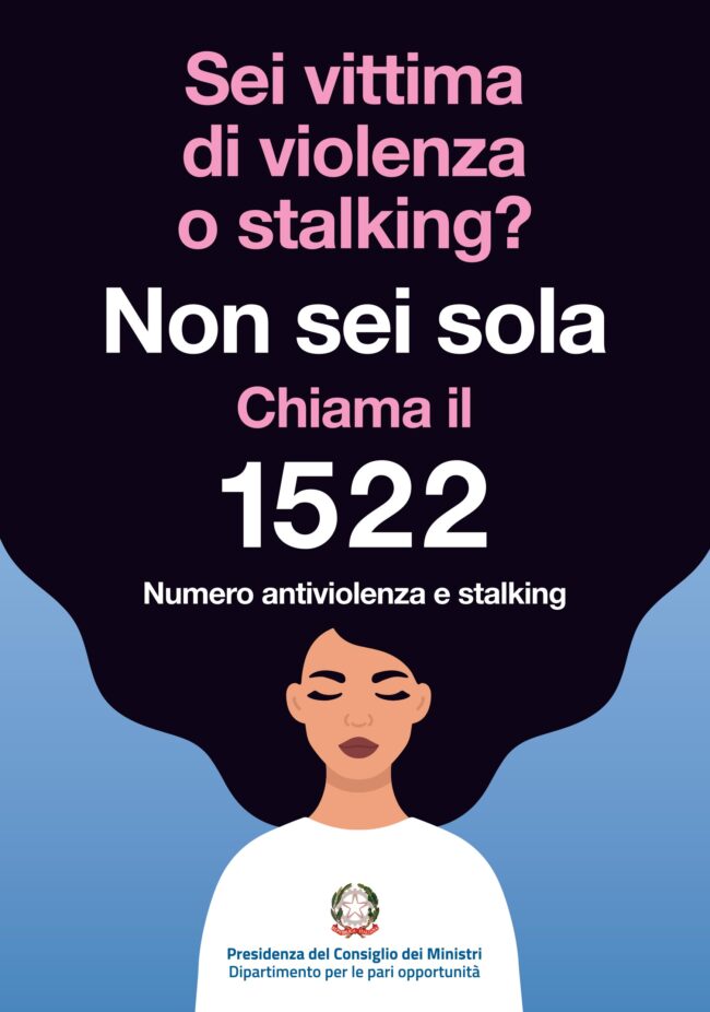 1522 - Numero antiviolenza e stalking